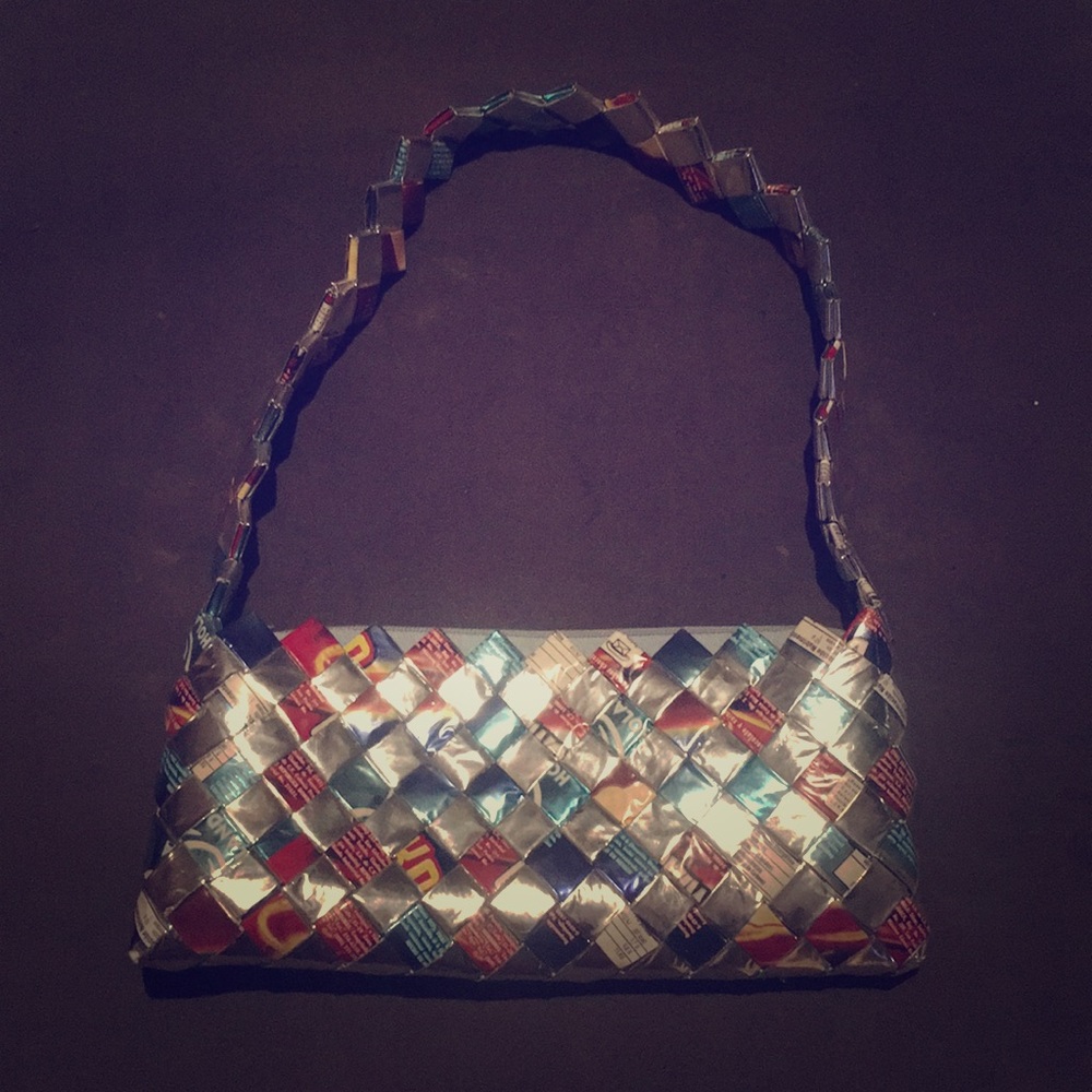 Recycled Wrapper Clutch